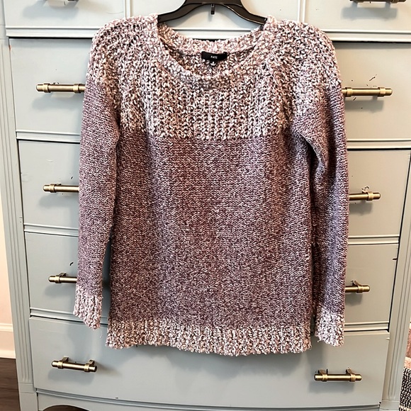 Fate Purple Colorblock Sweater Sz S. - Picture 2 of 5